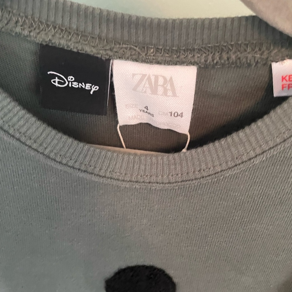 ZARA MICKEY MOUSE DISNEY RUFFLED SHIRT - Picture 8 of 10